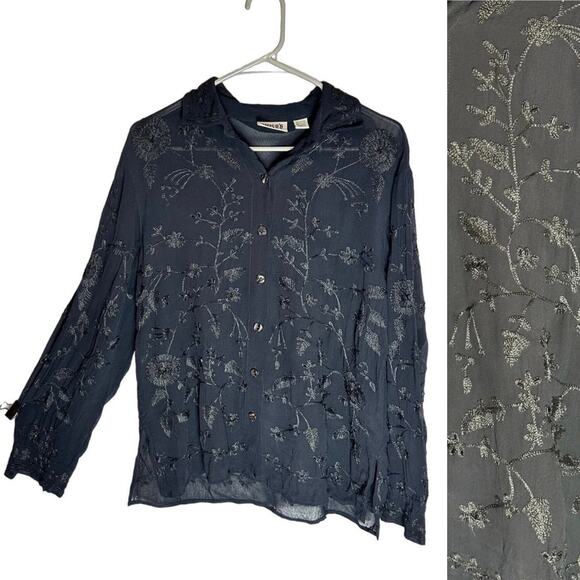 Chico's Tops - Chicos Embellished Blouse